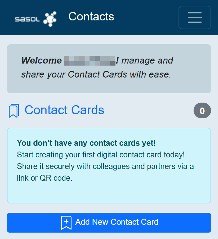 Screenshot of the 'Dashboard' page